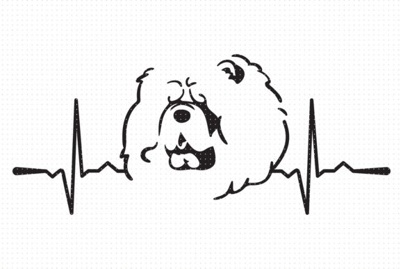 Chow Chow Dog Heartbeat SVG: A Designer's Review