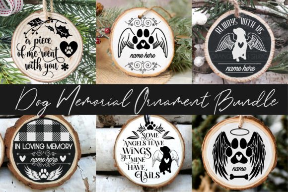 Christmas Dog Memorial Ornament Bundle