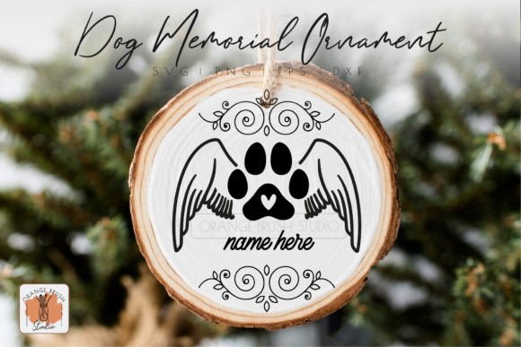 Dog Angel Wings Memorial Ornament SVG Review