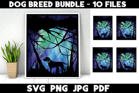 Dog Breed Silhouette Bundle: A Designer’s Review