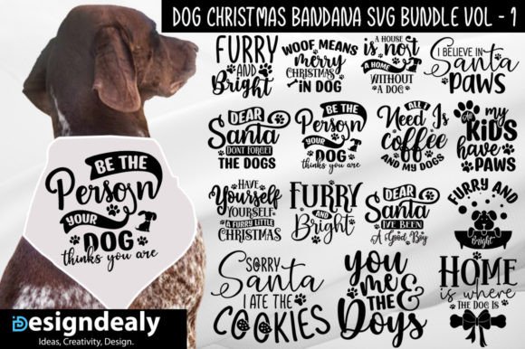 Dog Christmas Bandana SVG Bundle Review