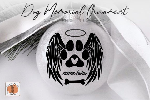 Dog Paw Christmas Memorial Ornament SVG Review