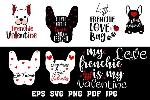 French Bull Dog Valentines Day Svg Review