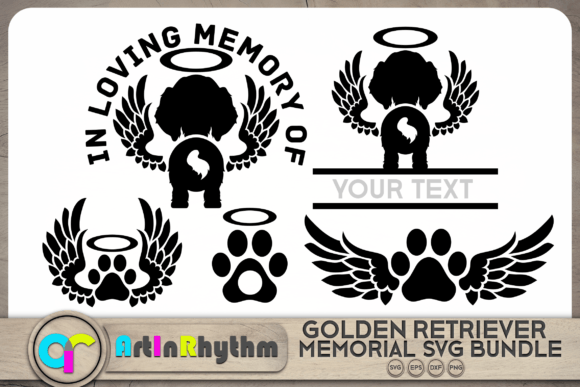 Golden Retriever Pet Dog Memorial SVG: A Designer's Review
