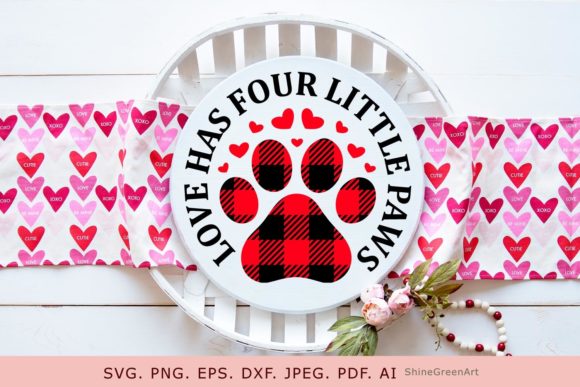 Love Has Four Little Paws Dog Valentine Review