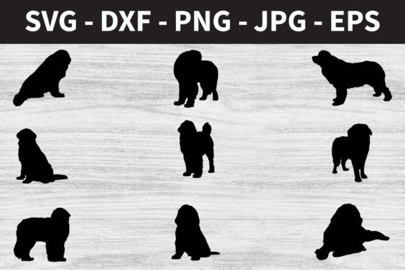 Newfoundland Dog Silhouettes: A Designer's Review