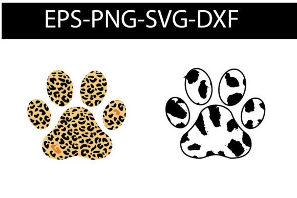 Paw Leopard Print Svg, Cheetah Paw