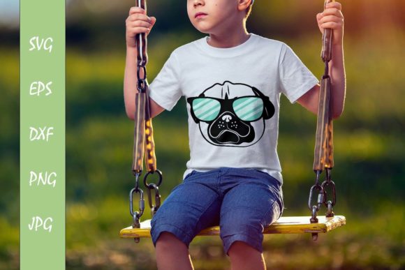 Pug Dog with Sunglasses SVG File – Real Use Review