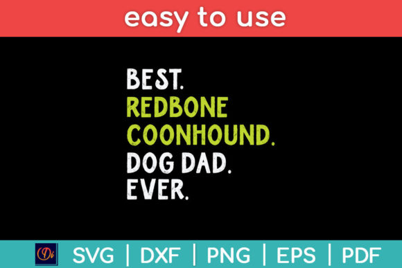 Redbone Coonhound Dog Dad: Fathers Day Embroidery Review